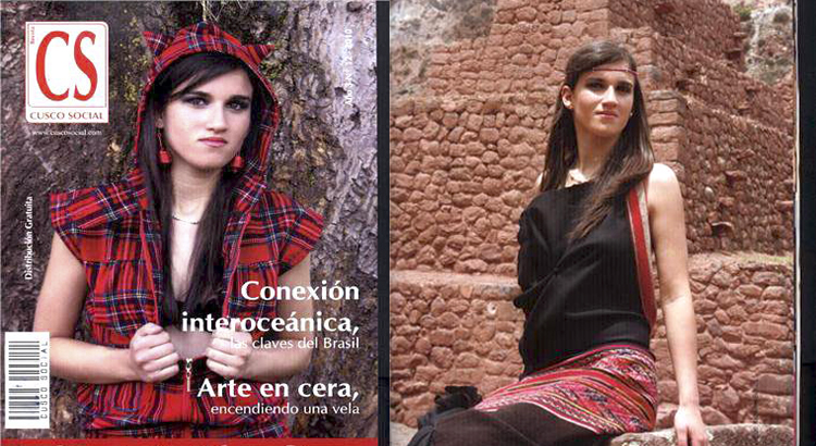 Diseños de moda Étnica en la “Revista Cusco Social”