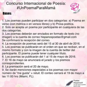 Poesía: Concurso Internacional