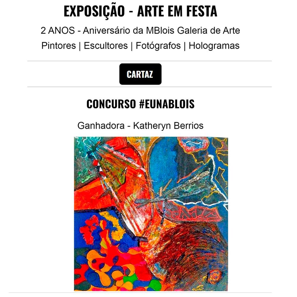 Concurso Galeria de Arte  Rio de Janeiro Mblois